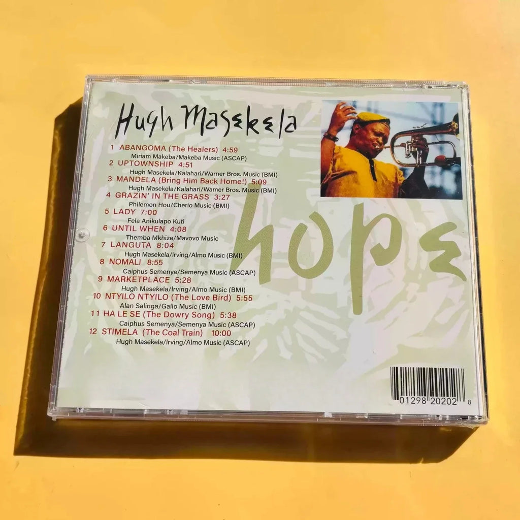 South African Jazz Trumpeter CD – Hope Tribal Pattern Cover Jazz Studio CD Qme
