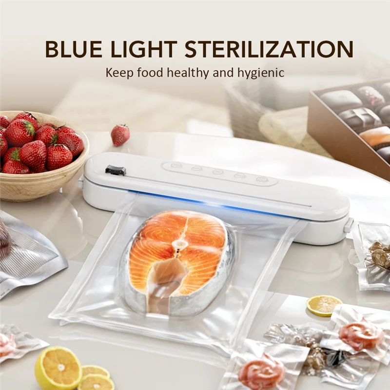 MiLESEEY B15C Vacuum Sealer Machine – Food Preservation EU Plug Vacuum Sealer Qst