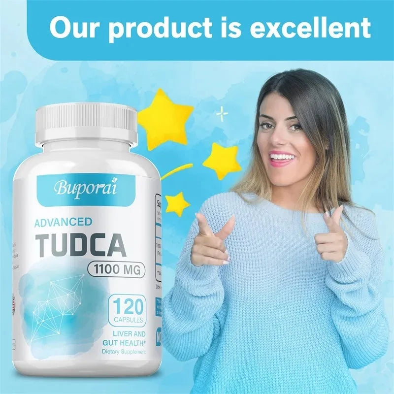 Xemenry TUDCA Liver Support Supplement 1100mg – 60 Capsules Liver Support Supplement Qst