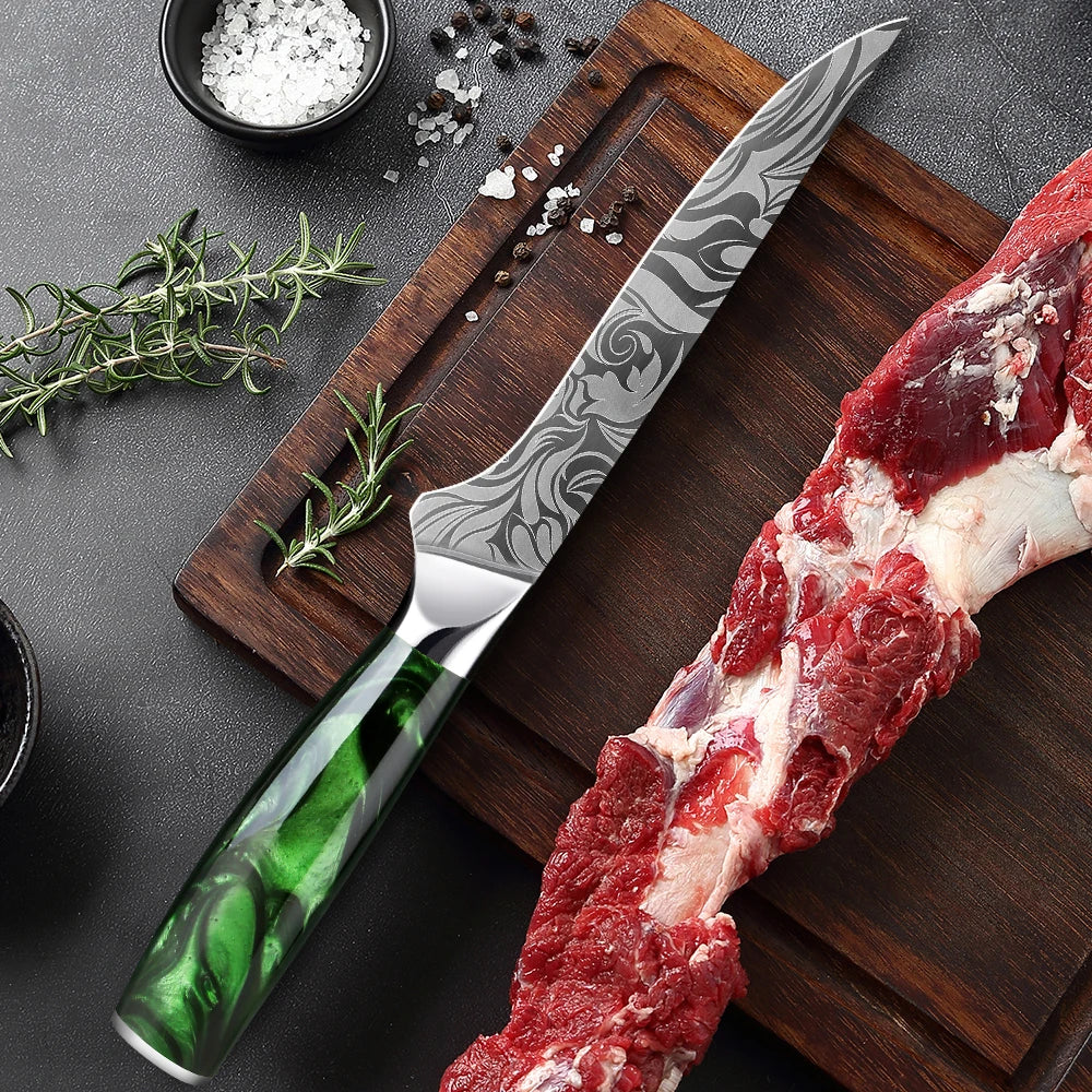 XITUO 6-Inch Boning Knife – German Steel Fish Fillet Knife Boning Knife Qst