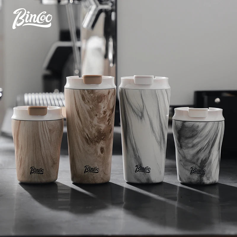 Bincoo 280ml/500ml Insulated Stainless Steel Travel Coffee Cup Insulated Travel Cup Qst