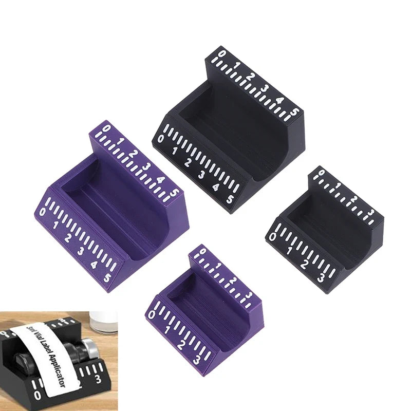 Vial Label Applicator – Reusable Sticker Alignment Tool for 3ml & 10ml Label Applicator Tool Qme