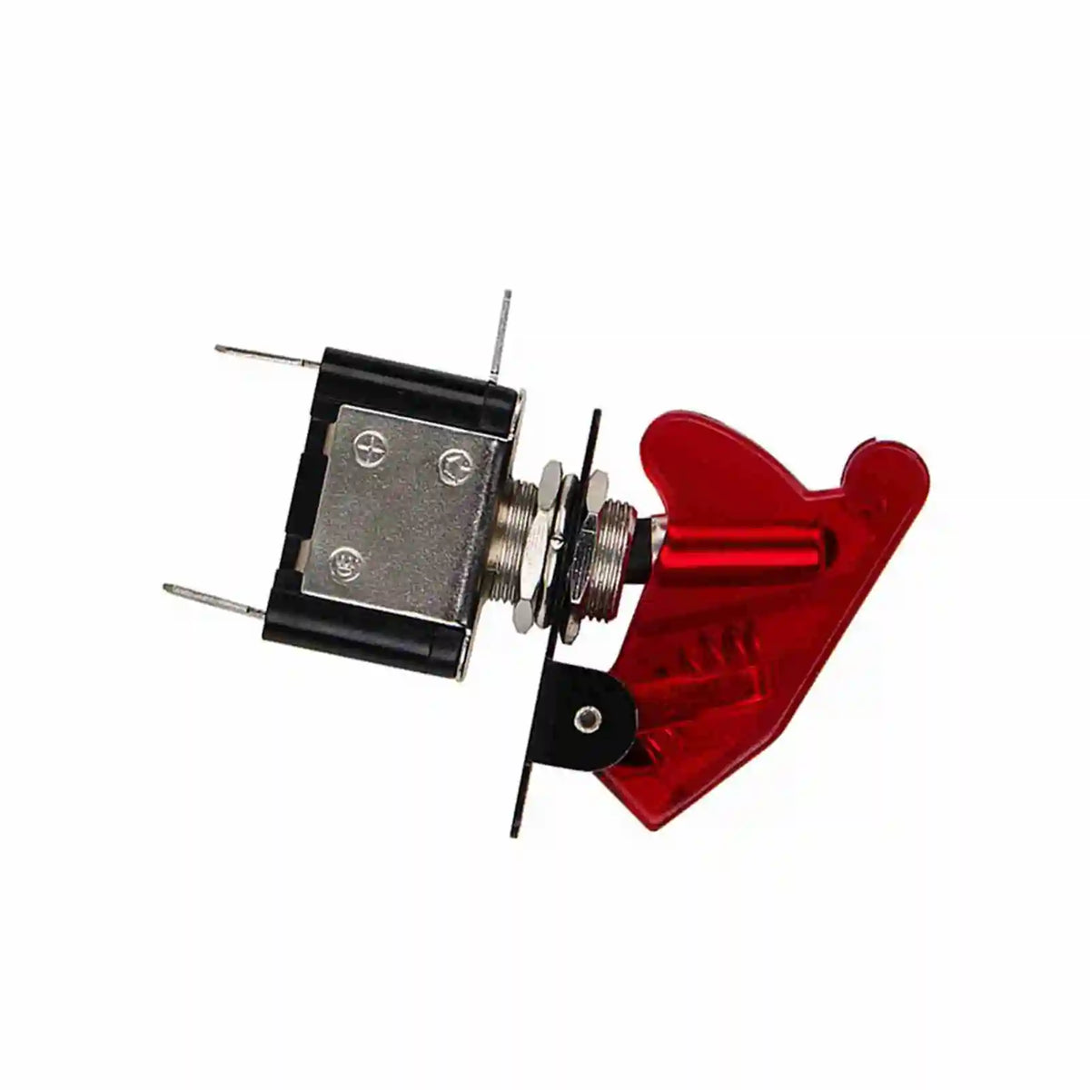 12V 20A SPST Car Rocker Toggle Switch – Red LED Cover Car Rocker Switch Qme