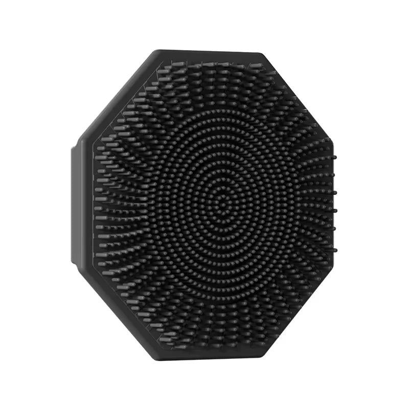 Silicone Facial Cleansing Brush – Exfoliating Face Scrubber Facial Cleansing Brush Qst Black-1pc