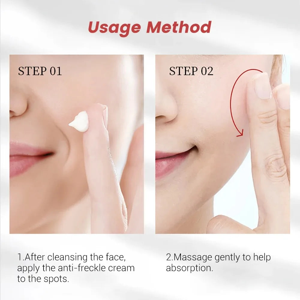 REAROYA 20g Brightening Dark Spot Cream – Niacinamide & Vitamin C Brightening Face Cream Qst