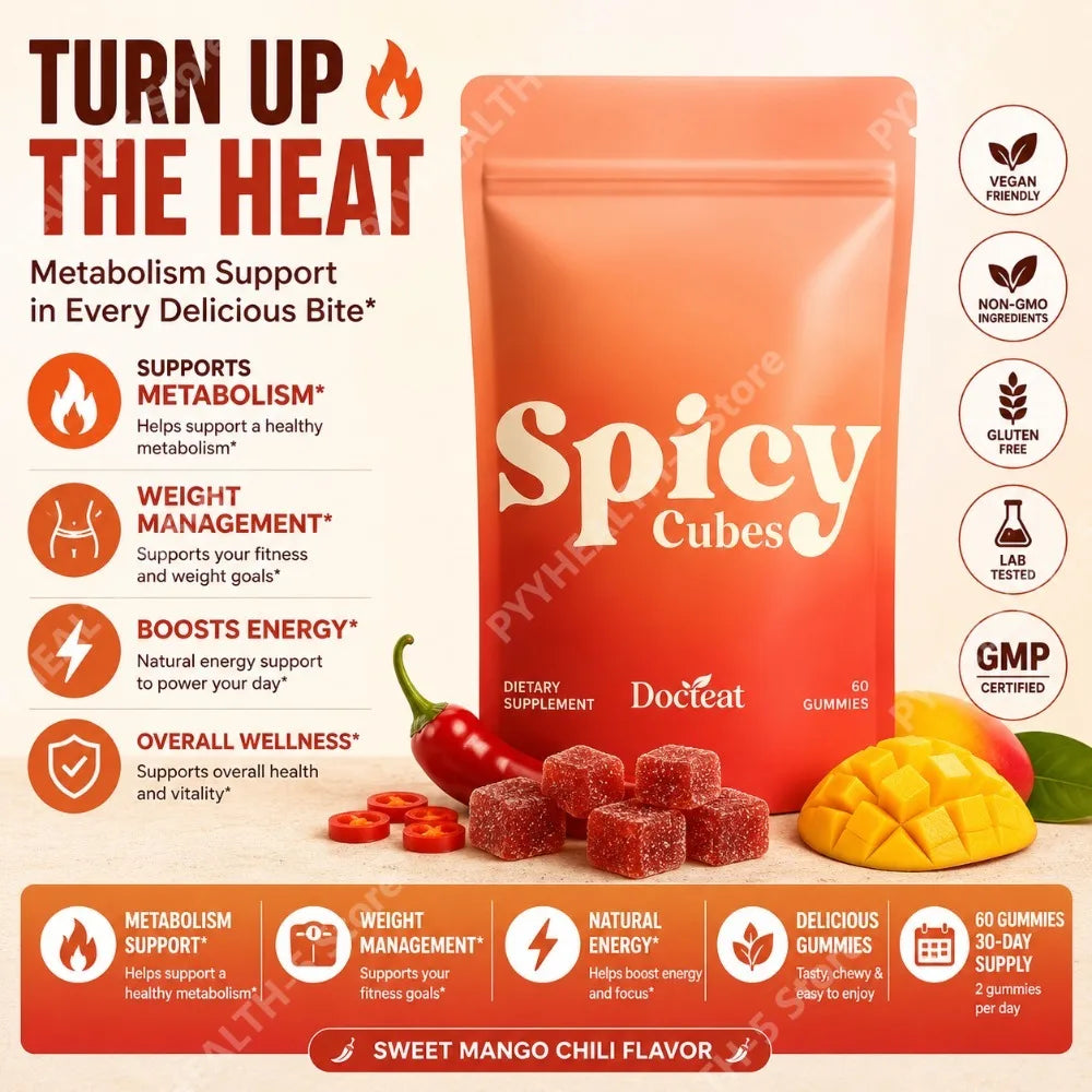Energy Gummies – Green Tea Caffeine, L-Theanine, Maca & Ginger Energy Supplement Gummies Qst