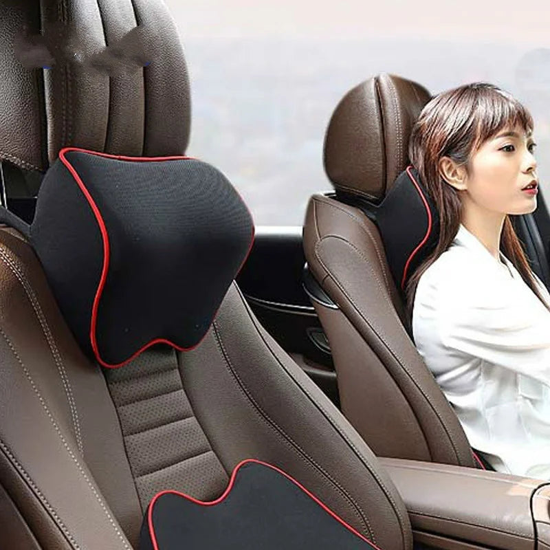 Car Neck Headrest Pillow – Auto Seat Head Support Cushion Car Headrest Pillow Qme