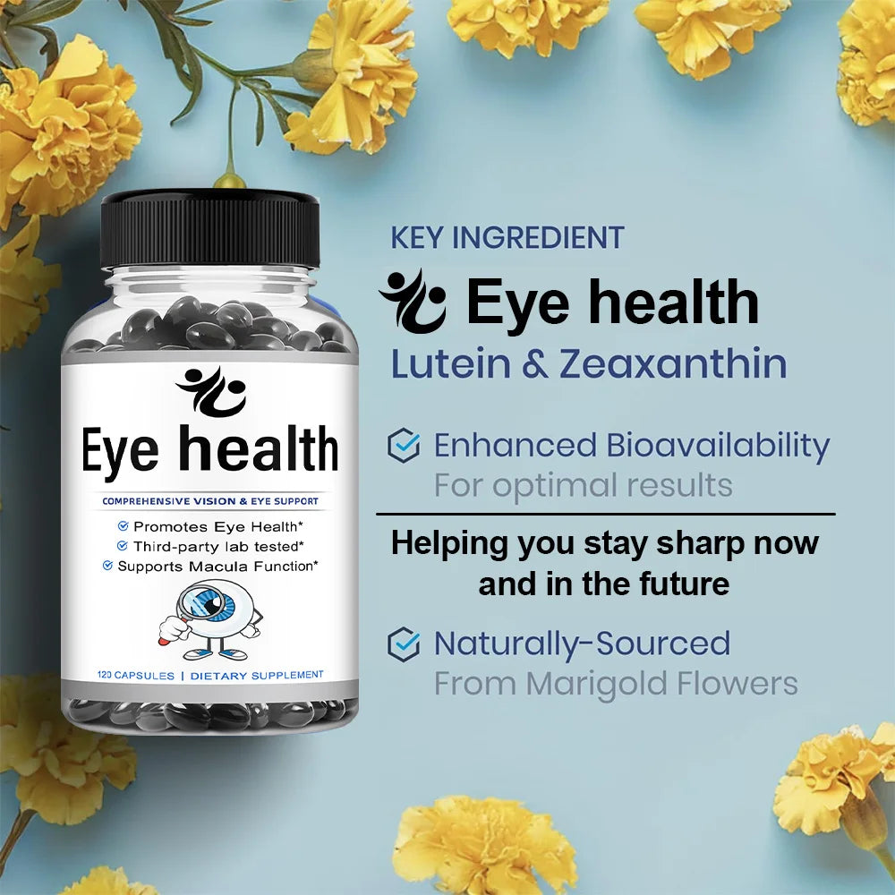 Kenofor Eye Health Capsules – Lutein, Zeaxanthin, Vitamins A & E Eye Health Supplement Qst