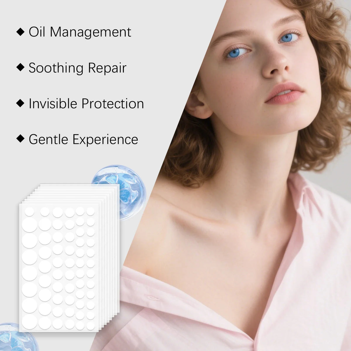 Hydrocolloid Acne Patches – Invisible Spot Treatment | Qme Acne Spot Patches Qme
