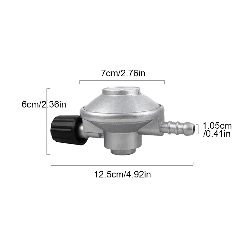 Adjustable Low Pressure Propane Gas Regulator | Metal, 4.92in Propane Gas Regulator Qme