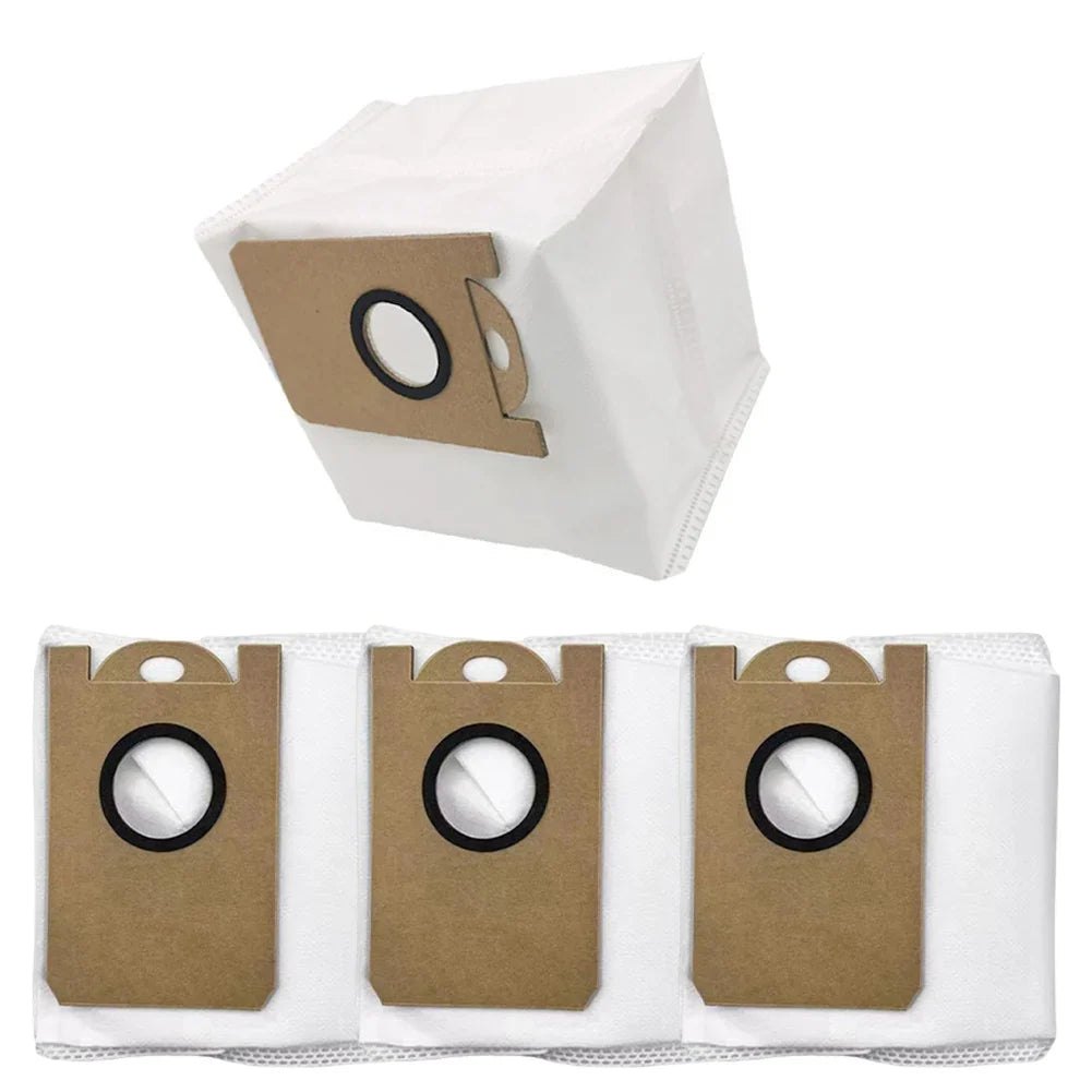 4-Pack Replacement Dust Bags for Teendow D10S MAX Vacuum Vacuum Dust Bags Qme