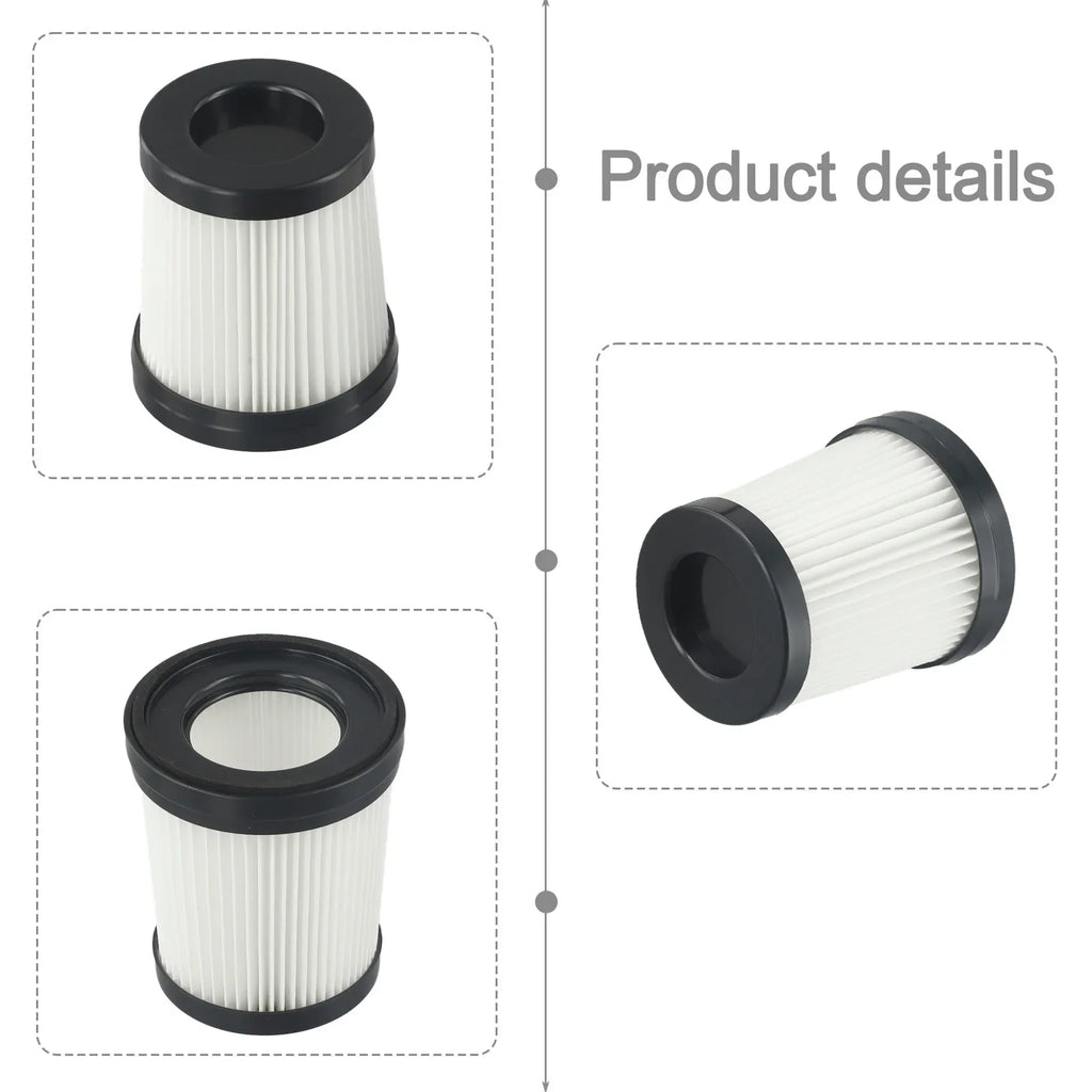 2-Pack Washable HEPA Filter Replacement for Kalado KCV01 Vacuum Filter Replacement Qme