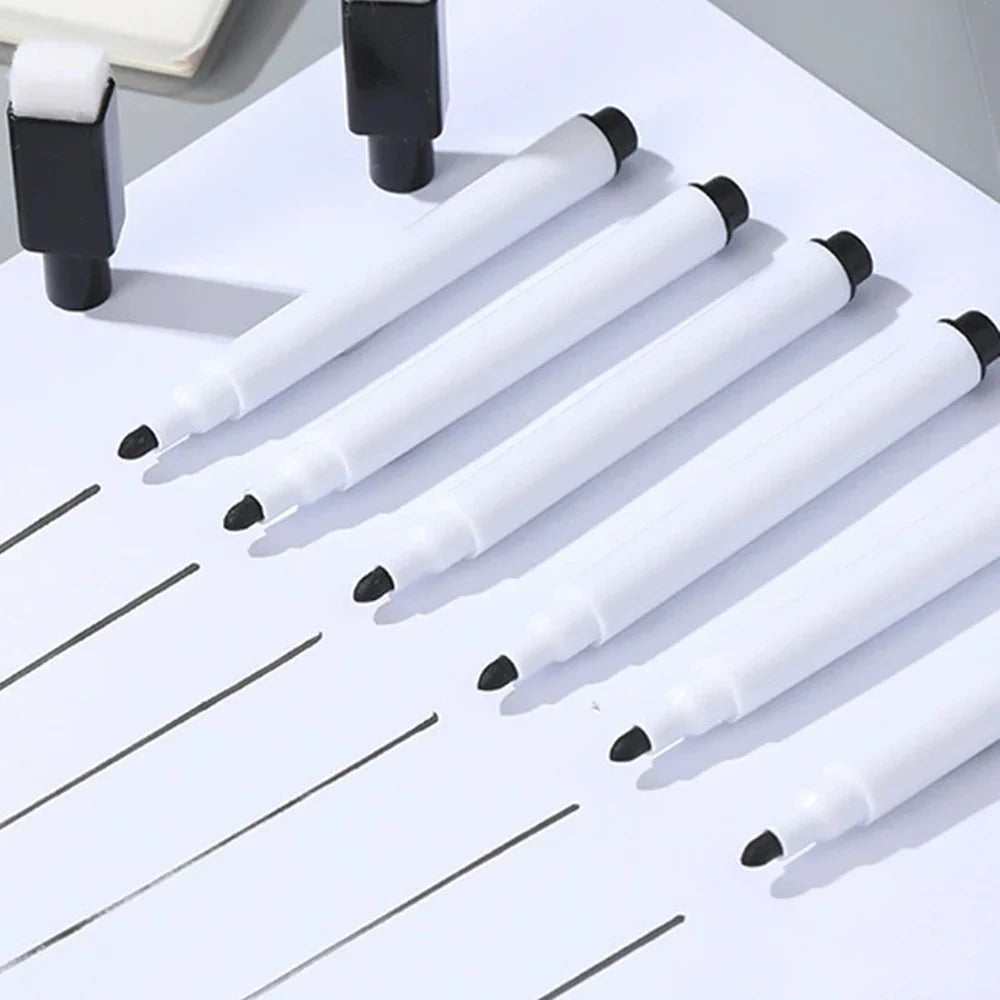 Magnetic Dry Erase Markers 20-Pack Fine Tip with Eraser Cap Dry Erase Markers Qme