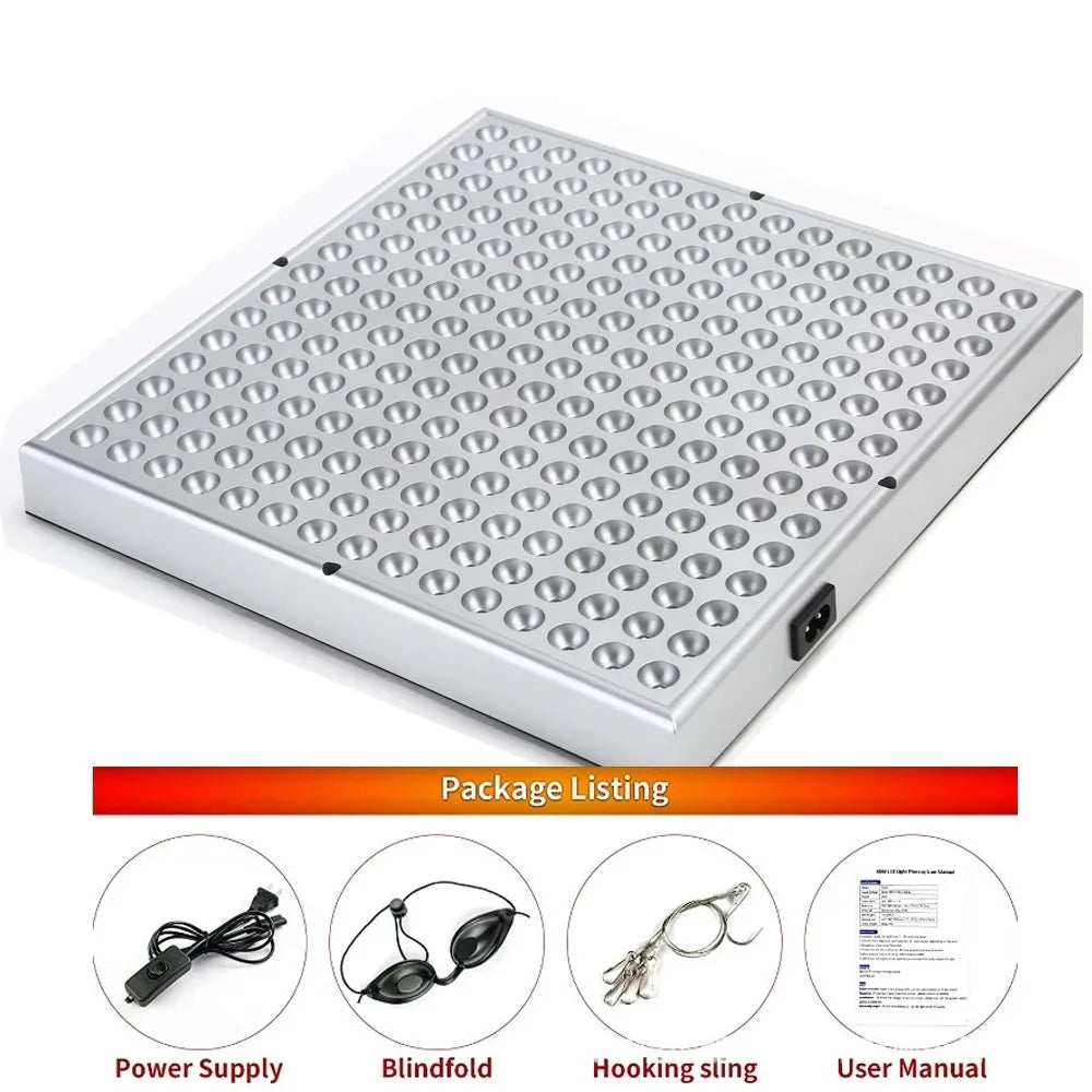 45W Red & Infrared Light Therapy Panel 660nm 850nm Light Therapy Panel Qst