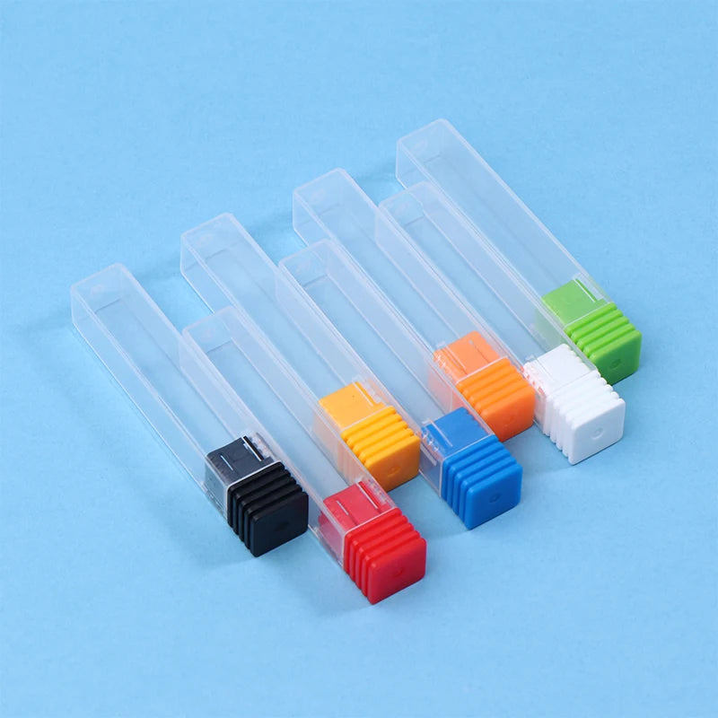 10pcs Clear Nail Drill Bit Storage Boxes – Square Organizer Set Nail Drill Bit Organizer Qst