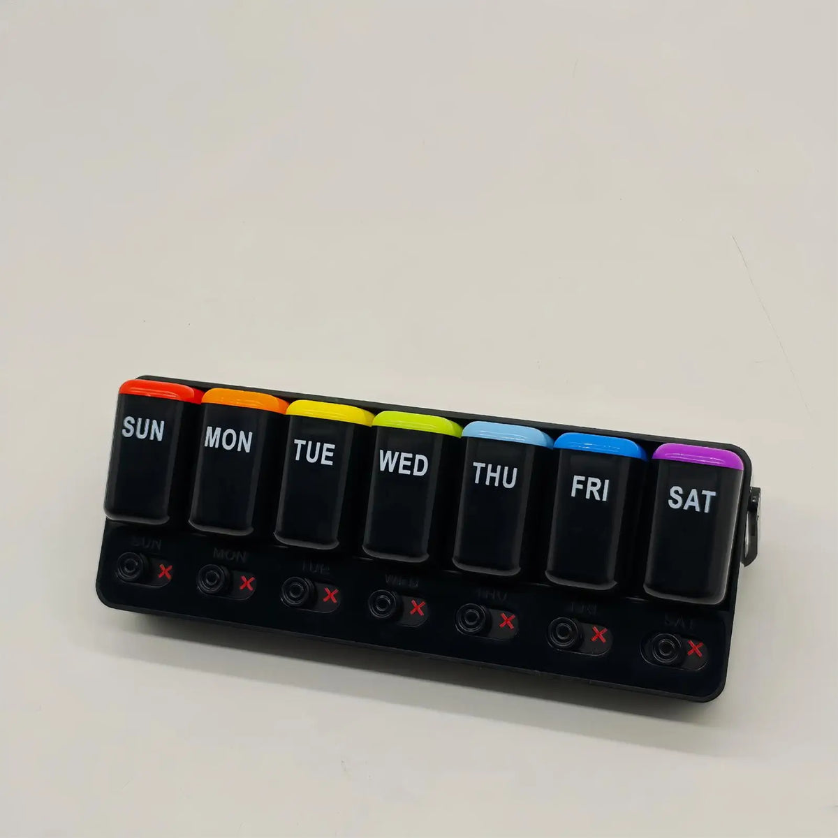7-Day Pill Organizer Travel Case | Portable Weekly Medicine Box Pill Organizer Case Qme