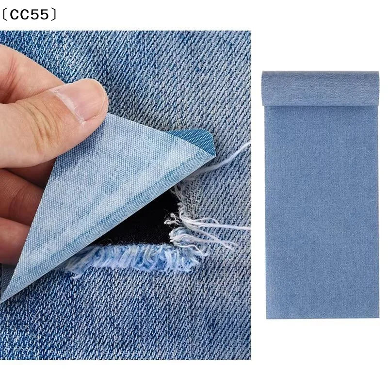 Iron-On Denim Repair Patches Roll – Self-Adhesive Jean Patch Iron-On Repair Patch Qst