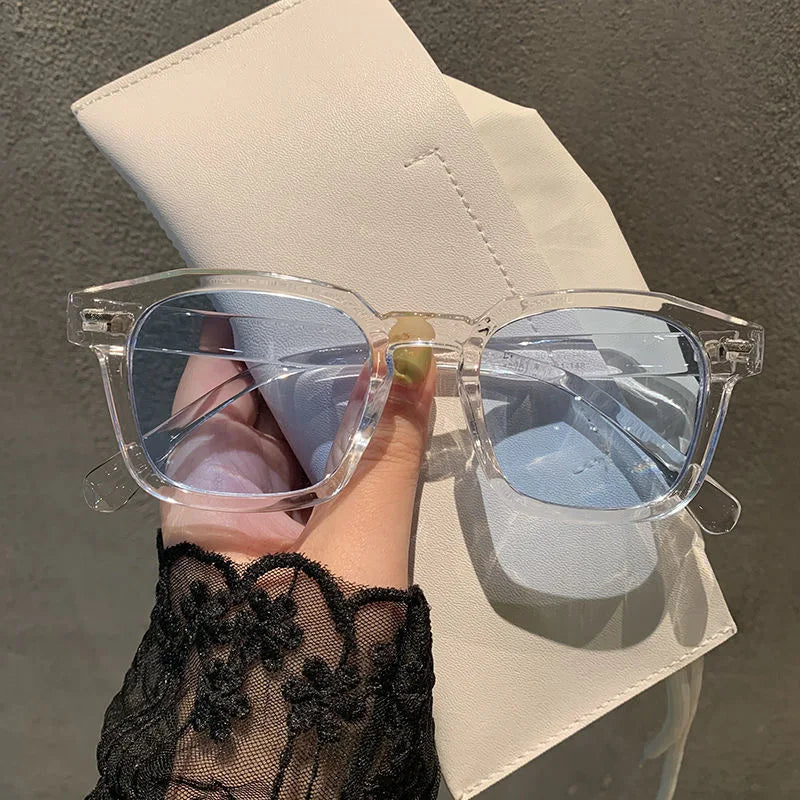 Women's Polygon Square Sunglasses UV400 – 7 Lens Colors Fashion Sunglasses Qme TL