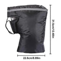 Waterproof Winter Bicycle Handlebar Mittens | Universal Fit Handlebar Mittens Qme Black 1 pair