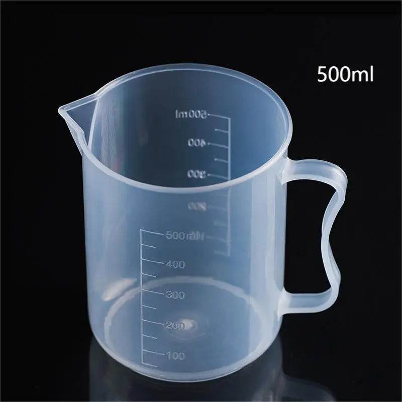 Graduated Plastic Beaker – Chemical-Resistant Measuring Cylinder Measuring Beaker Qme A1