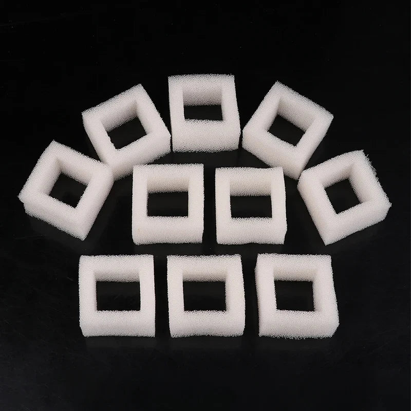 Water Fountain Pump Foam Filters – Square Dispensers, 10pcs Fountain Pump Filter Qme 10pcs