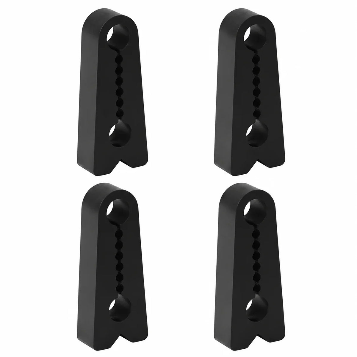Silicone Car Door Buffer Pads | Soundproof Gasket Set of 4 Car Door Buffer Pad Qme 4pcs-Black