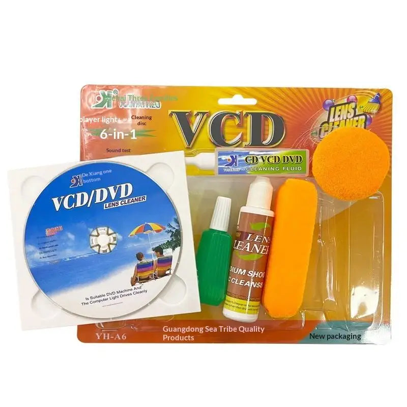 CD DVD VCD Player Lens Cleaner Disc – Optical Maintenance Kit Lens Cleaner Disc Qme