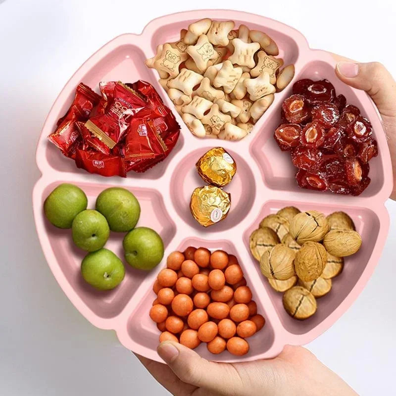 Petal Silicone Mold Tray – Fruit, Nut & DIY Partition Dish Silicone Mold Tray Qme