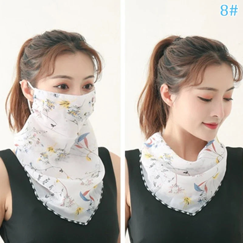 Women's Cycling Mask Scarf – UV & Dustproof Outdoor Cover Cycling Mask Scarf Qme H