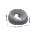 U-Shaped Face Down Massage Cradle Pillow | Memory Foam Massage Cradle Pillow Qme Gray CN