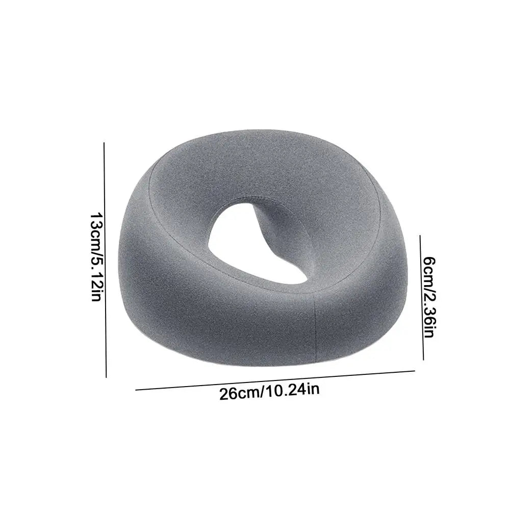 U-Shaped Face Down Massage Cradle Pillow | Memory Foam Massage Cradle Pillow Qme Gray CN