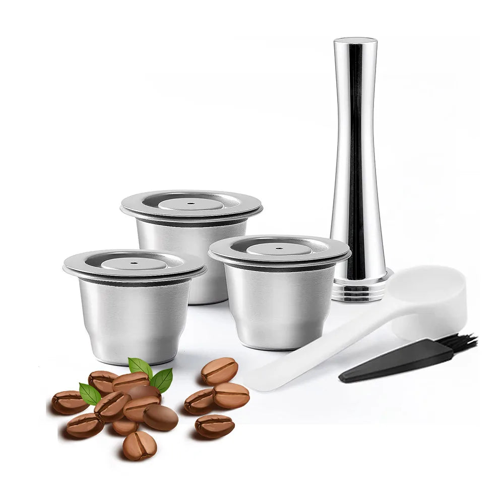 Reusable Stainless Steel Nespresso Pods – RECAFIMIL Capsules Reusable Coffee Pods Qst