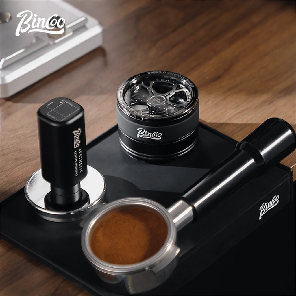 Bincoo 58mm Portafilter Leveler – Gravity Auto-Adjust Tool Portafilter Leveler Qst