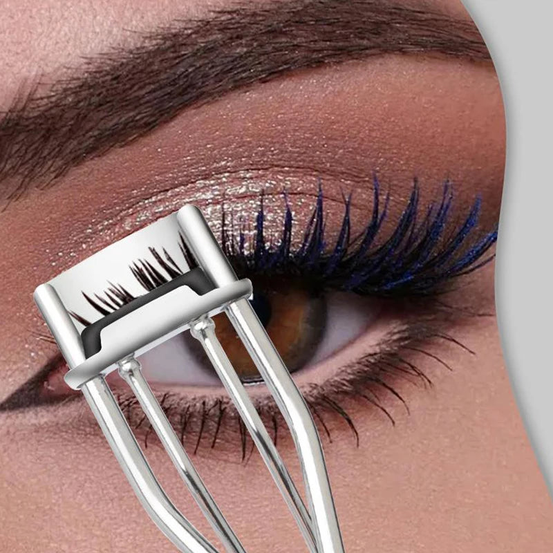 Mini Partial Eyelash Curler – Chrome Steel Natural Curl Tool Eyelash Curler Qst
