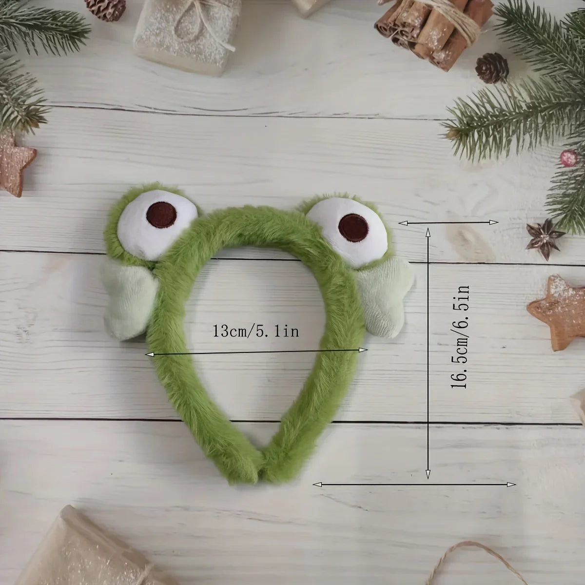 Stretchy Plush Face Wash Headband with Cute Eyes – 2 Pack Face Wash Headband Qme