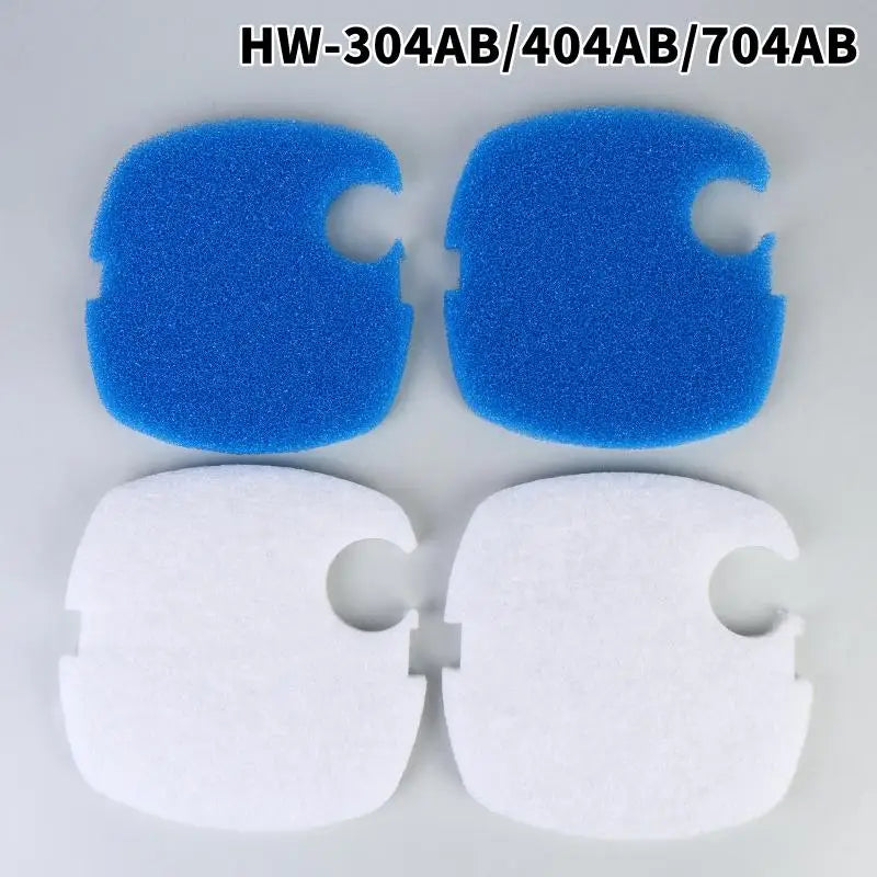 Aquarium Sponge Filter Pads for SunSun 304AB 404AB 704AB – 2/4 Pack Aquarium Filter Pad Qst