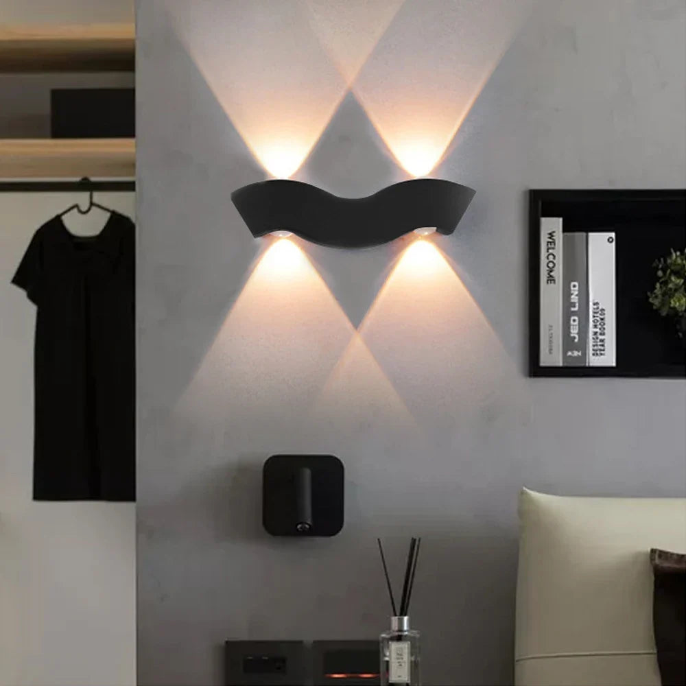 Modern LED Wall Light – Bedroom, Living Room & Hall Lamp LED Wall Sconce Qme