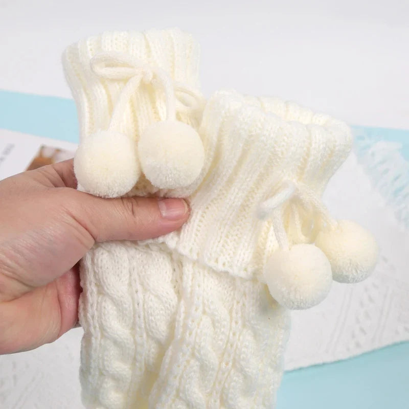 Soft Knitted Baby Leg Warmers – Toddler Calf Covers for Girls Baby Leg Warmers Qme