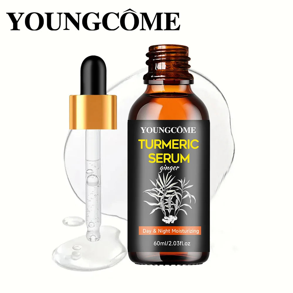 YOUNGCOME Turmeric Face Serum – Brightening Anti-Aging Essence Face Serum Qst 60ml