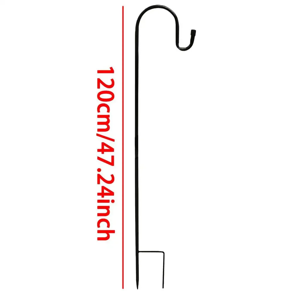 Heavy Duty Metal Bird Feeder Hooks Set of 2 – 120cm Garden Hangers Garden Hook Set Qme 2pcs China Mainland