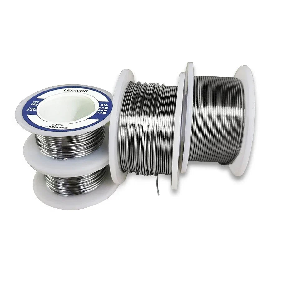 Rosin Core Solder Wire No-Clean Flux Tin Roll – 6 Sizes Solder Wire Qme 0.8mm50g 1pcs