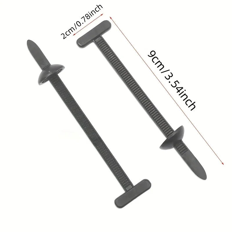 Multi-Function Zip Ties & Snap Fasteners with Adhesive Mounts Cable Tie Fastener Kit Qme