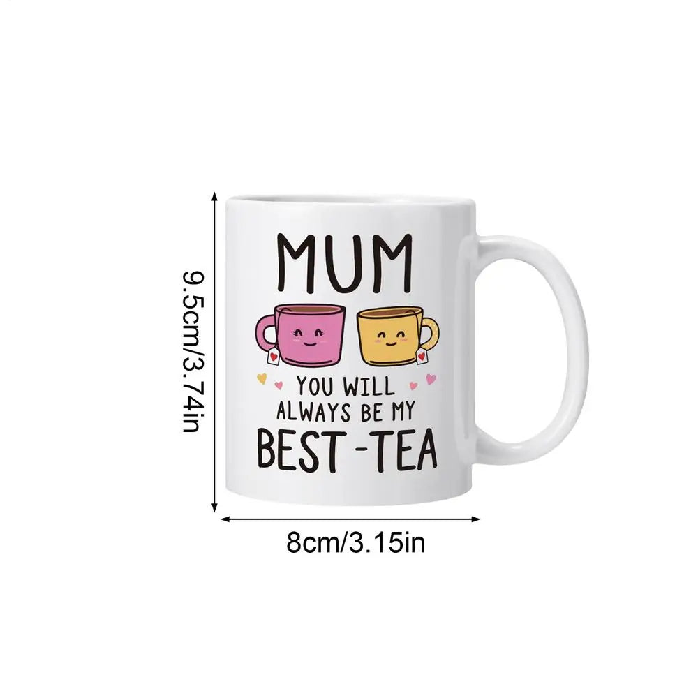 Funny Ceramic Coffee Mug – Cute Non-Slip Cup, Home Decor Gift Ceramic Coffee Mug Qme CN B 350ml