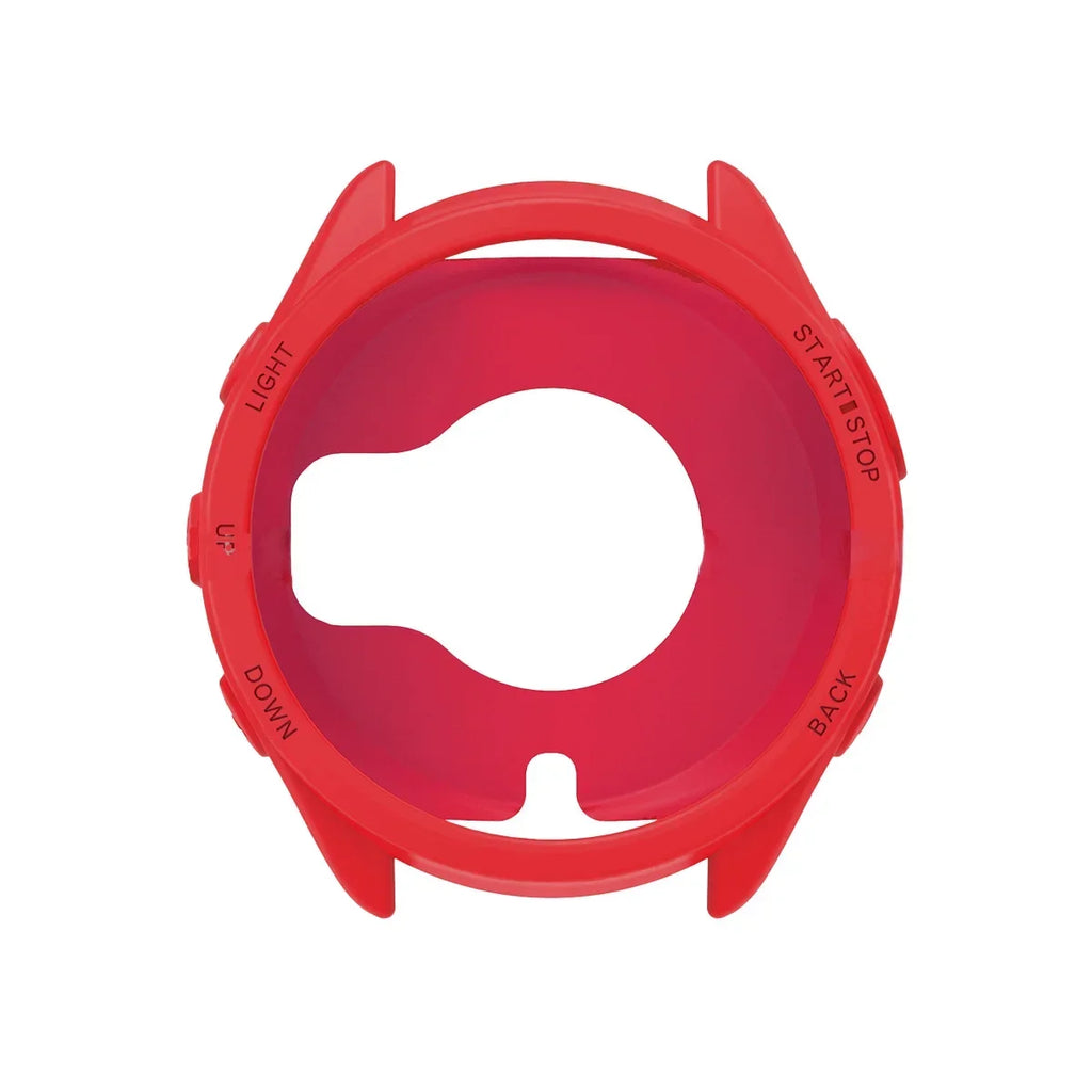 Silicone Case for Garmin Forerunner 965 – Scratch Protection Cover Watch Protection Case Qme Red for Forerunner 965