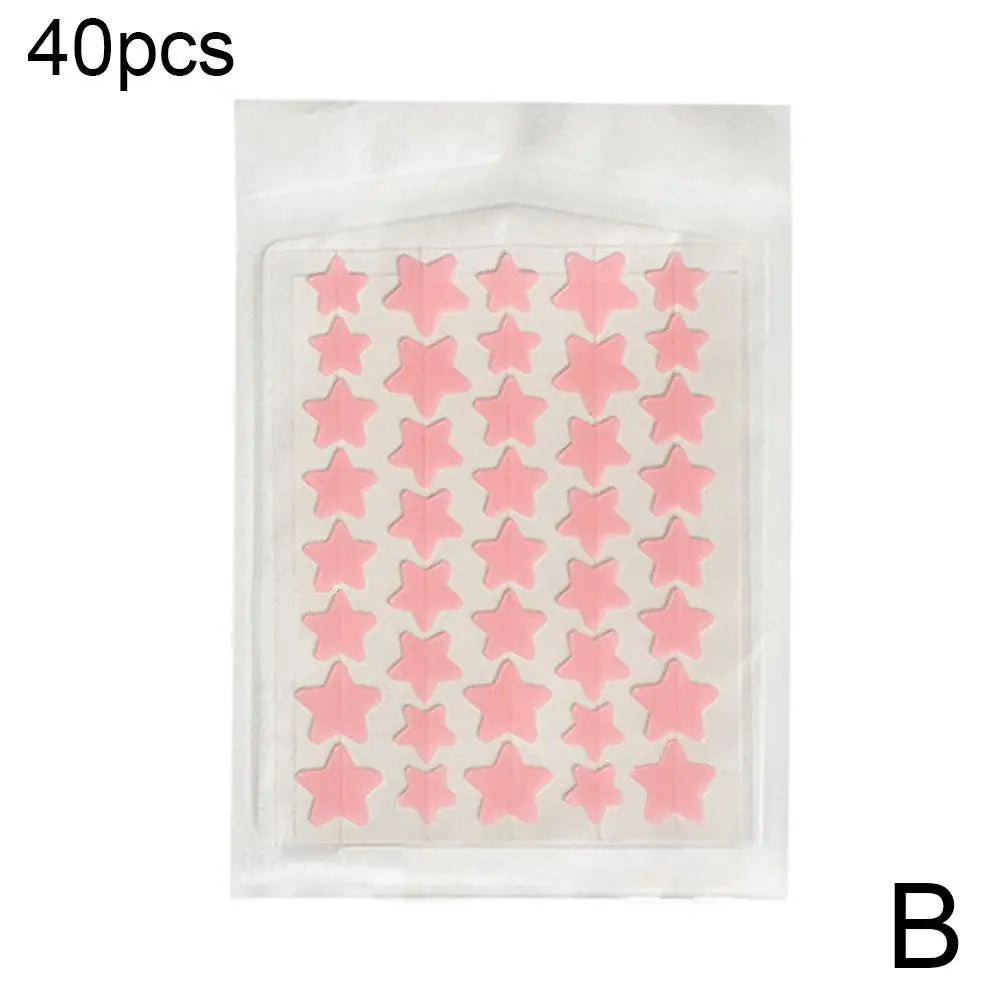 Colorful Star & Heart Pimple Patches – 35 Pack | Fun Spot Stickers Pimple Patches Qme pink 40 counts China