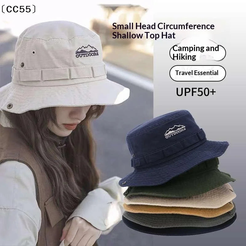 Wide Brim Fisherman Hat – Sun Hat for Hiking, Camping & Cycling Outdoor Sun Hat Qst