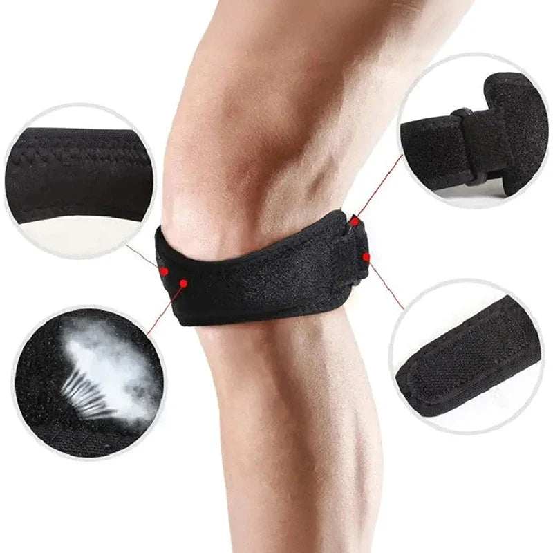 Adjustable EVA Soft Pad Knee Strap | Patellar Tendon Support Knee Support Strap Qme