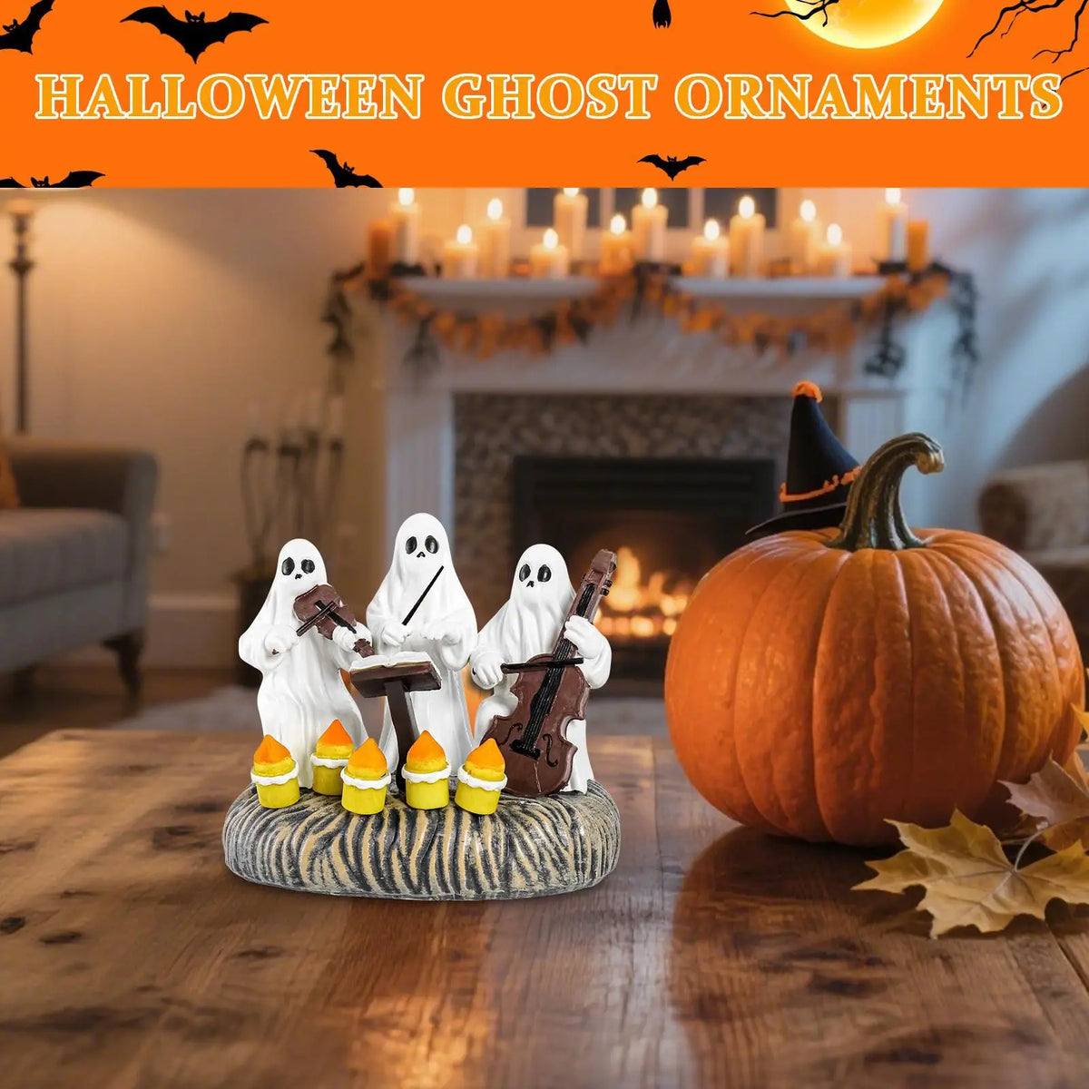 Halloween Ghost Statue Figurine – Spooky Resin Desk Decor Halloween Figurine Qme China Mainland