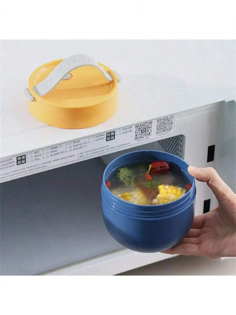 Dual Portable Sealed Lunch Box with Lid & Spoon | 3 Colors Sealed Lunch Box Qme