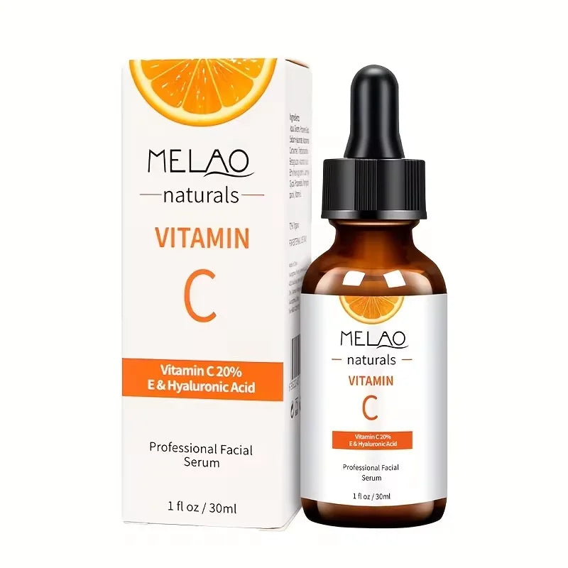 MELAO Vitamin C Serum 20% – Hyaluronic Acid & Vitamin E Vitamin C Face Serum Qme
